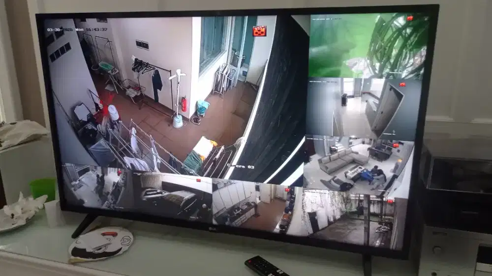Sepaket 2jtan pasang hikvision 2 camera bagus puas
