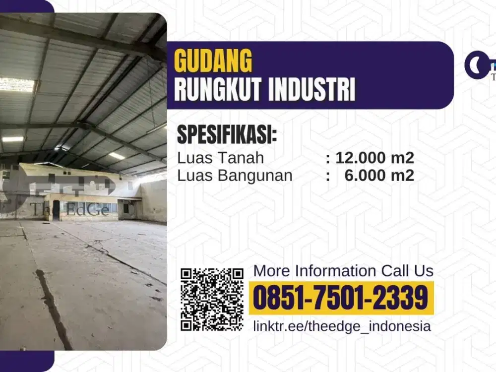 Gudang Dijual Rungkut Industri 10.000 m² – Cocok Pabrik & Logistik