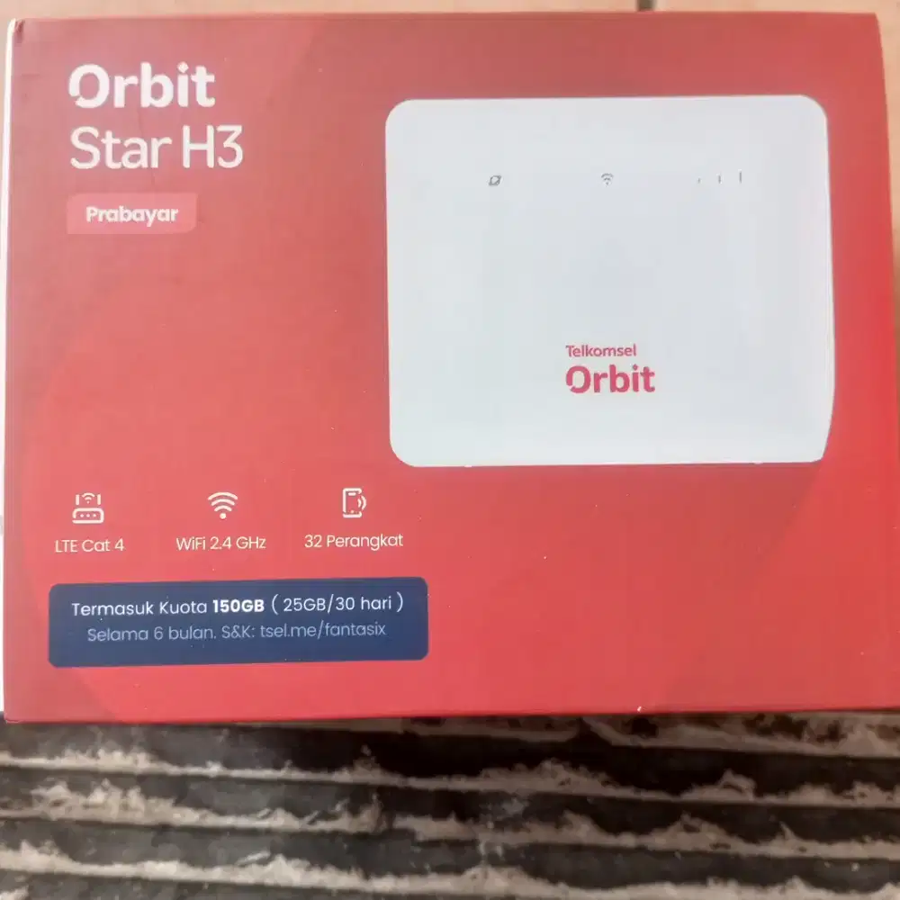 Orbit H3 150GB 6 bulan