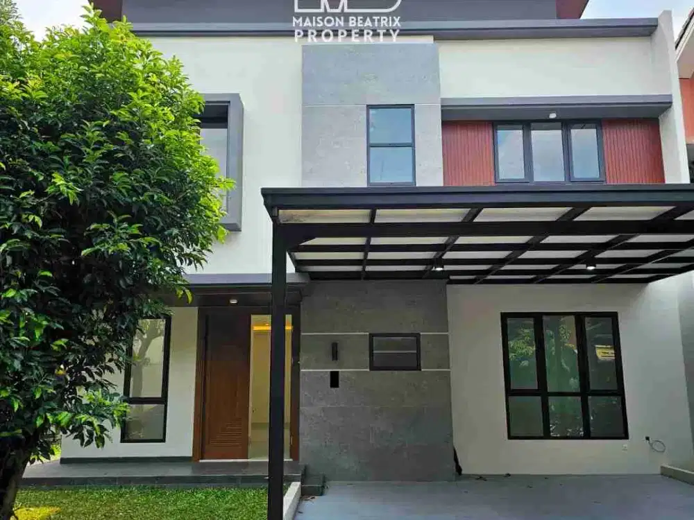 DIJUAL RUMAH CLUSTER  MINIMALIS KONTEMPOER DG LINGKUNGAN YG NYAMAN FORESTA BSD