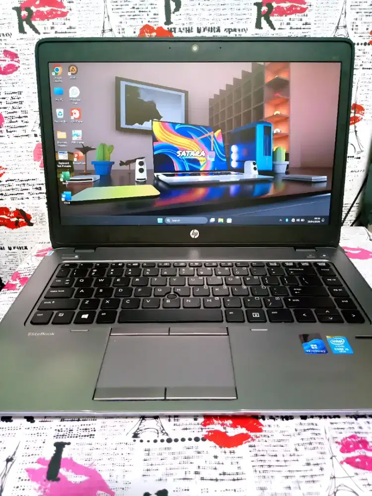 LAPTOP HP 840 G2.Core i5.RAM 8GB.SSD 256GB. Rasa Baru. BH 100%