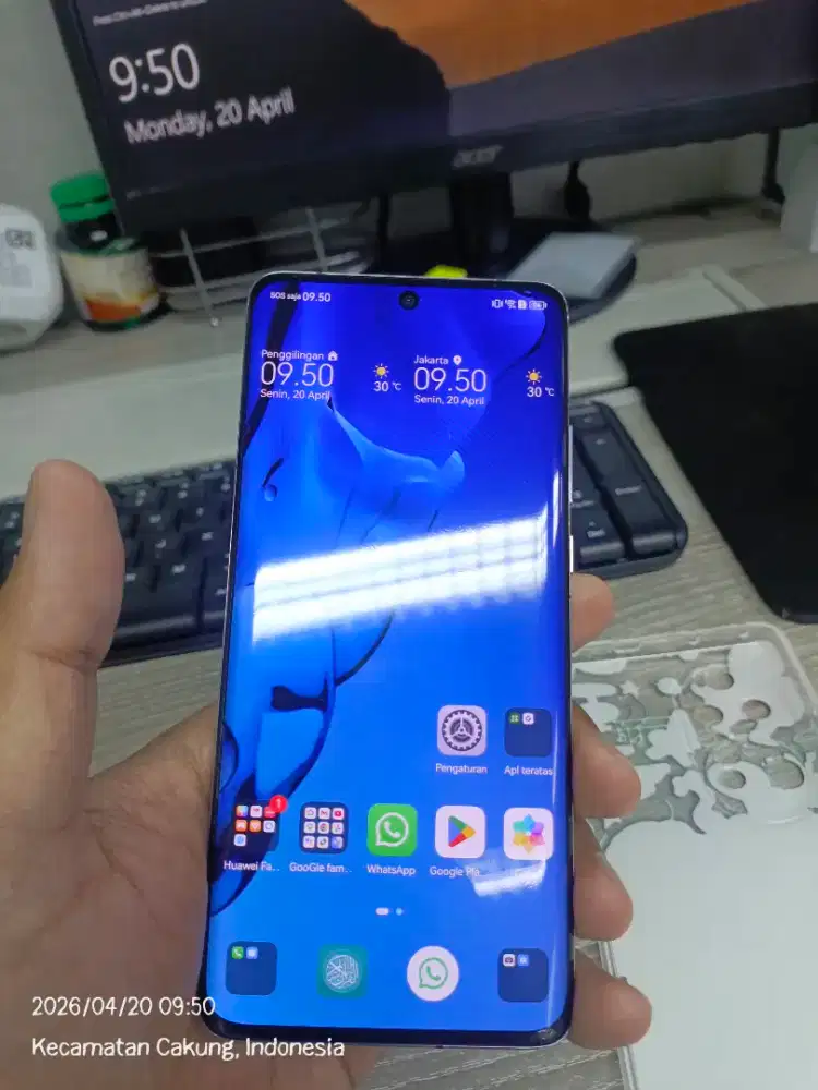 Huawei P50 Pro Black 8/256 resmi Indonesia all operator