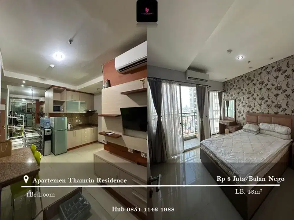 Disewakan Apartement Thamrin Residence 1BR Full Furnished