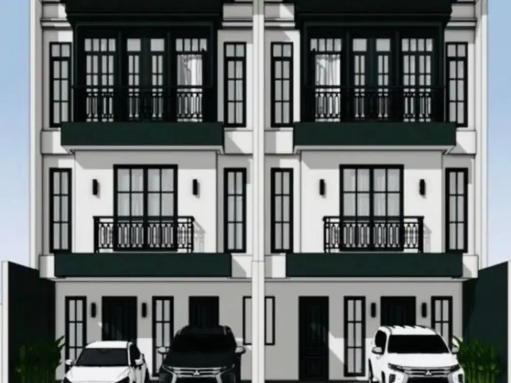 Dijual Rumah kembar Baru, di kawasan Menteng, Bintaro