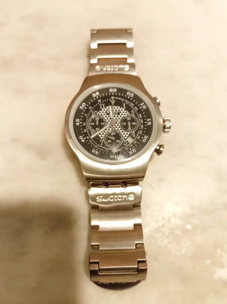 Jam Tangan Swatch Original Big Irony Chrono