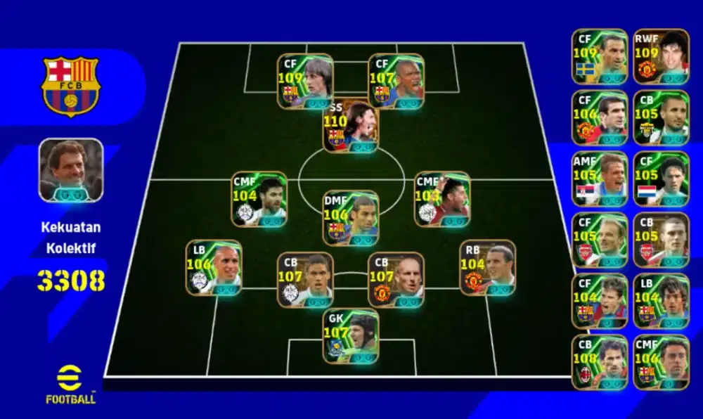 Akun efootball bagus