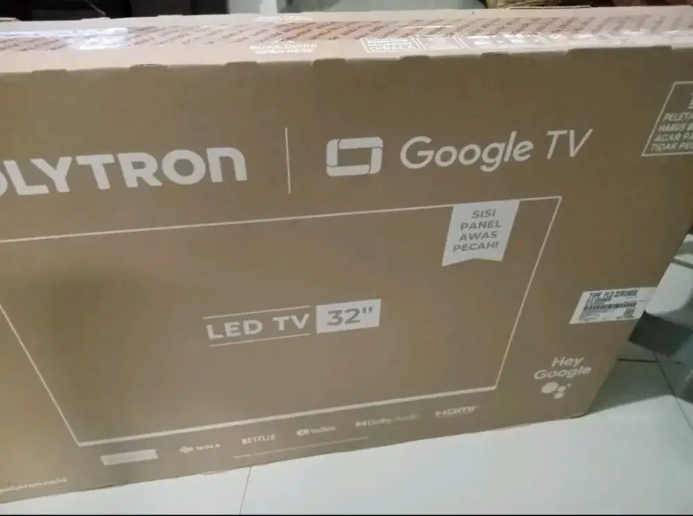 Led polytron google tv 32rg 2jt