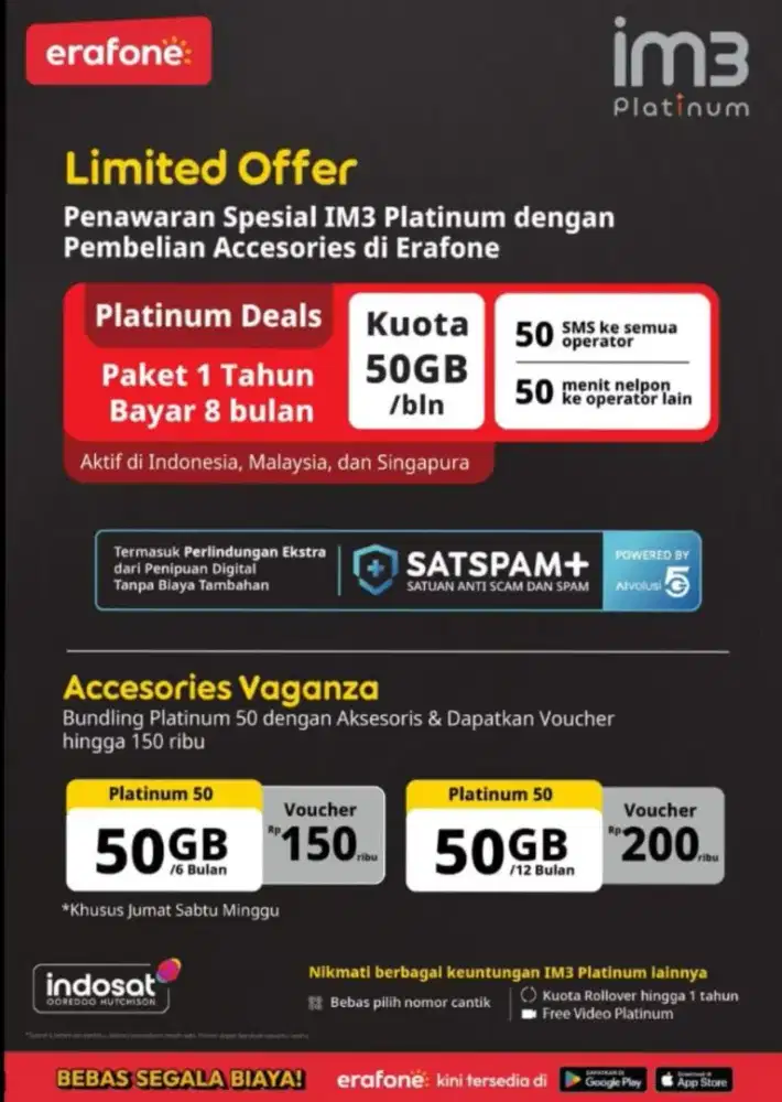 Kuota internet murah nomor cantik