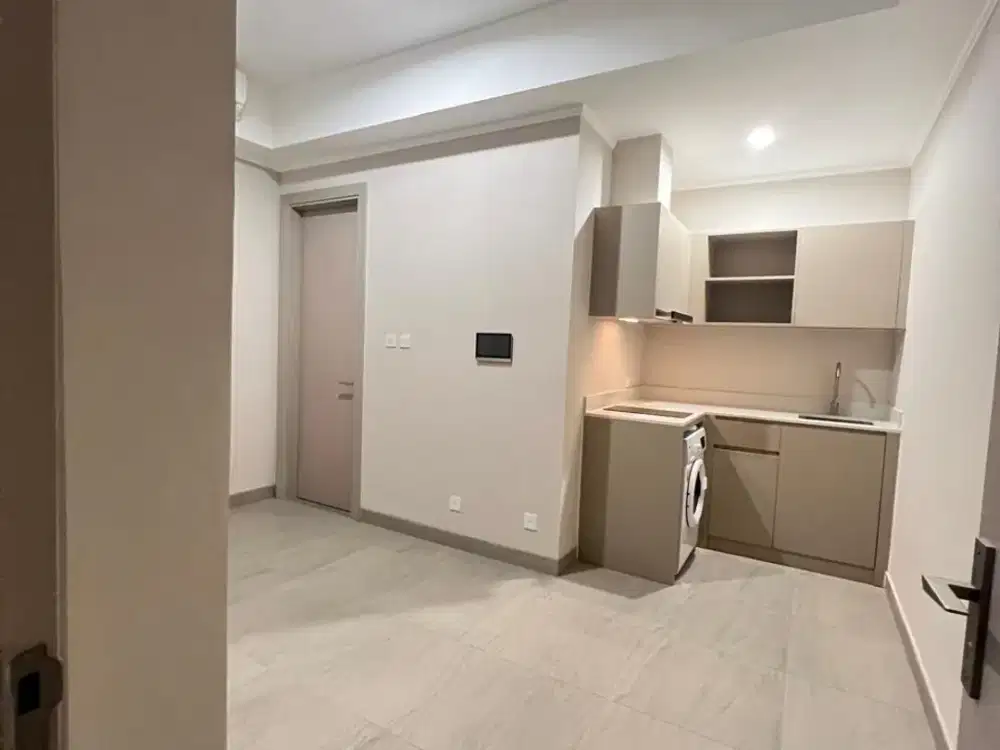 disewakan 2 bedroom luas 49 + Gordyn Semi furnish menara Jakarta Kemayoran