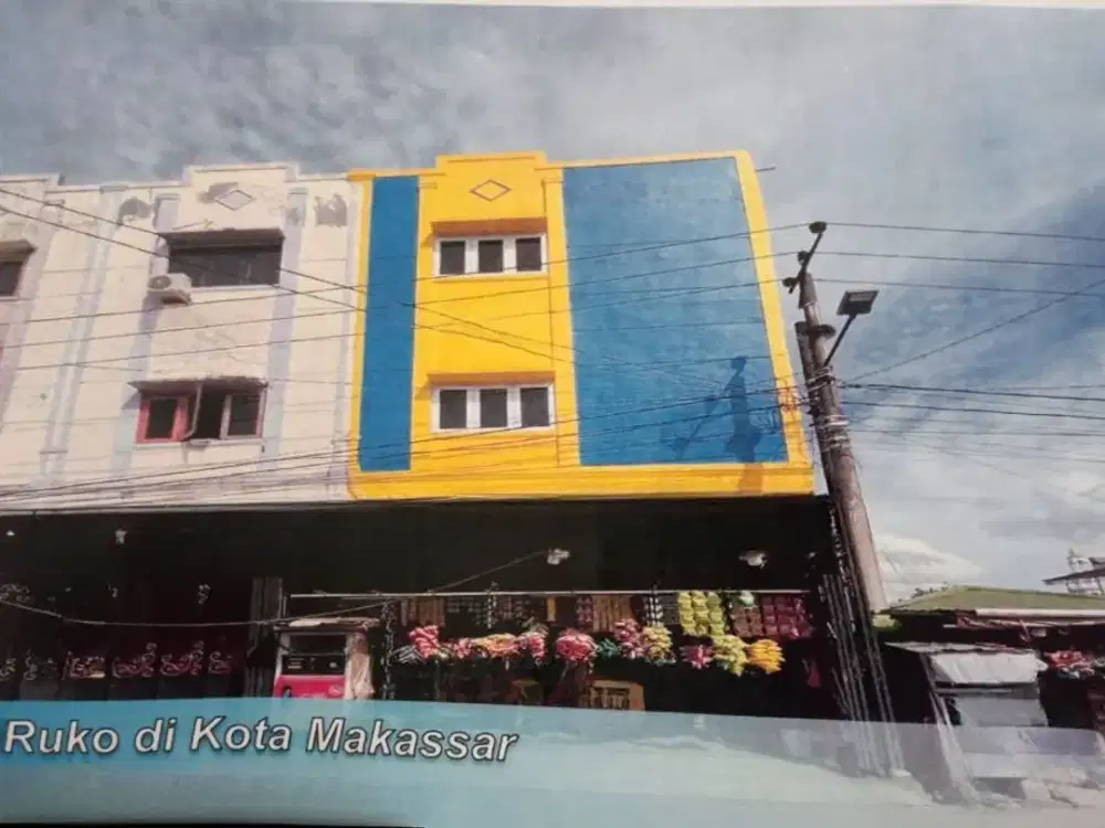 Dijual Ruko Makassar sekitar Jalan Opu Daeng Risadju, Jl Nuri, Jl Baji Minasa