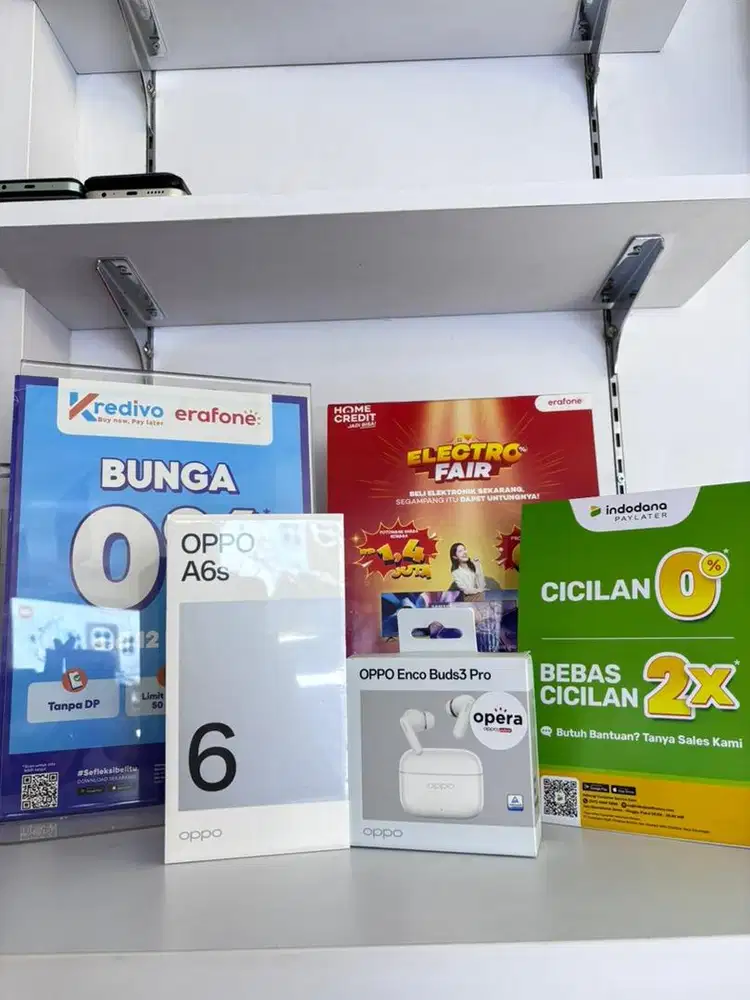 PROMO OPPO A6s 8/128 FREE ENCO BUDS 3 PRO || BISA KREDIT