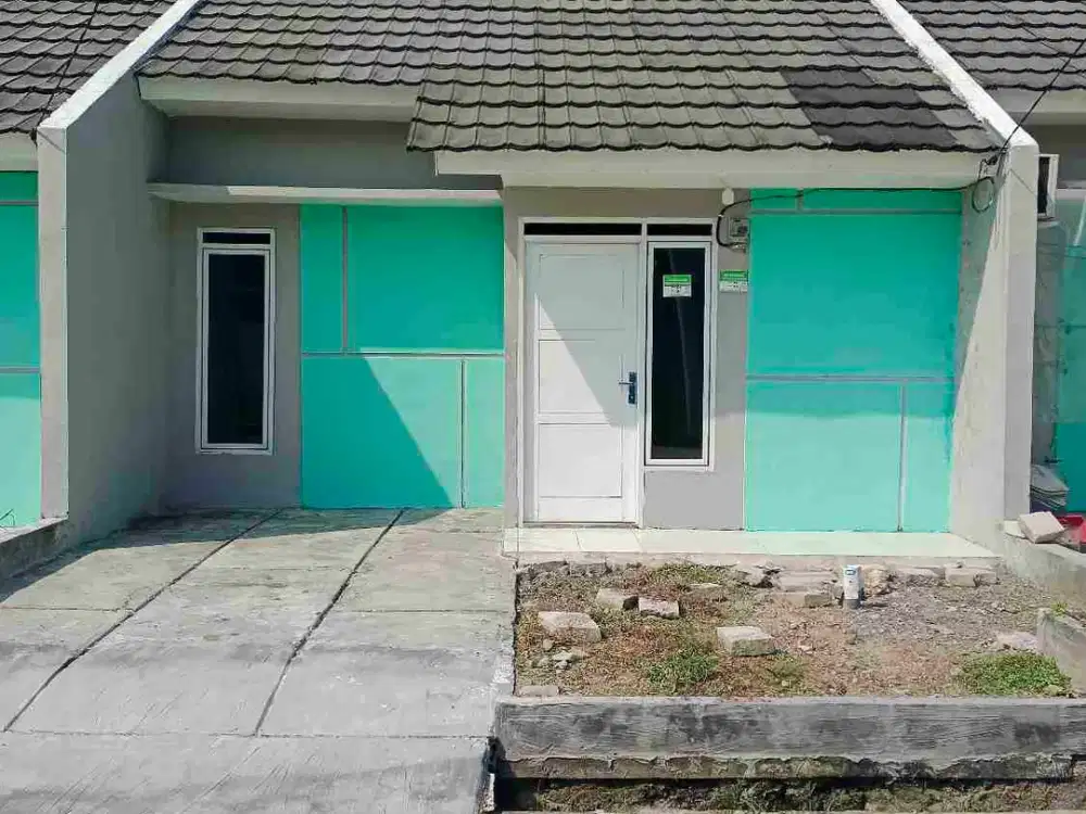 rumah subsidi ready stok siap huni tanpa renovasi full tutup tembok belakang