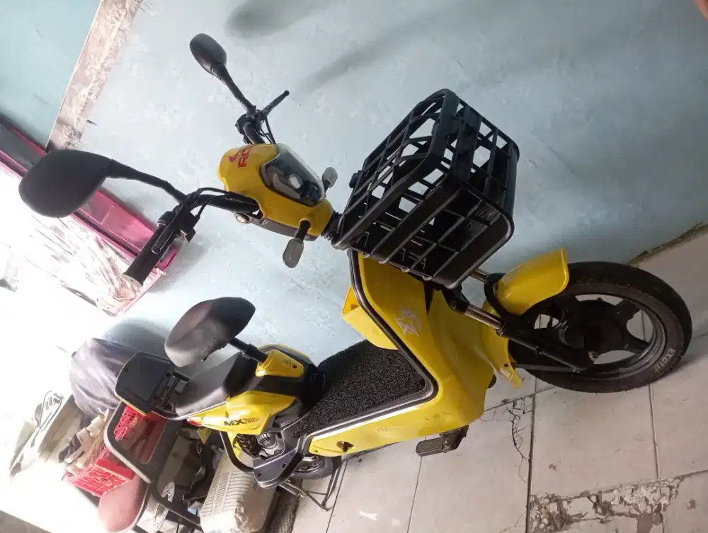 Sepeda listrik merek exotic siap pake