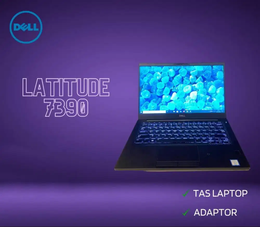 laptop dell latitude 7390 core i7 8650u RAM SSD FHD IPS *RRC