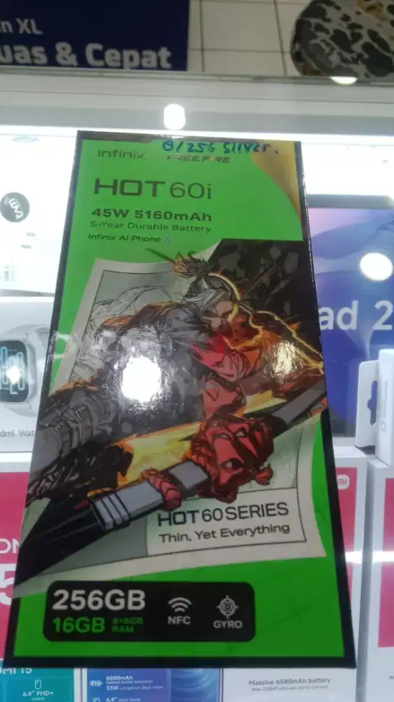 Hp Infinix 60i 8+8 /256