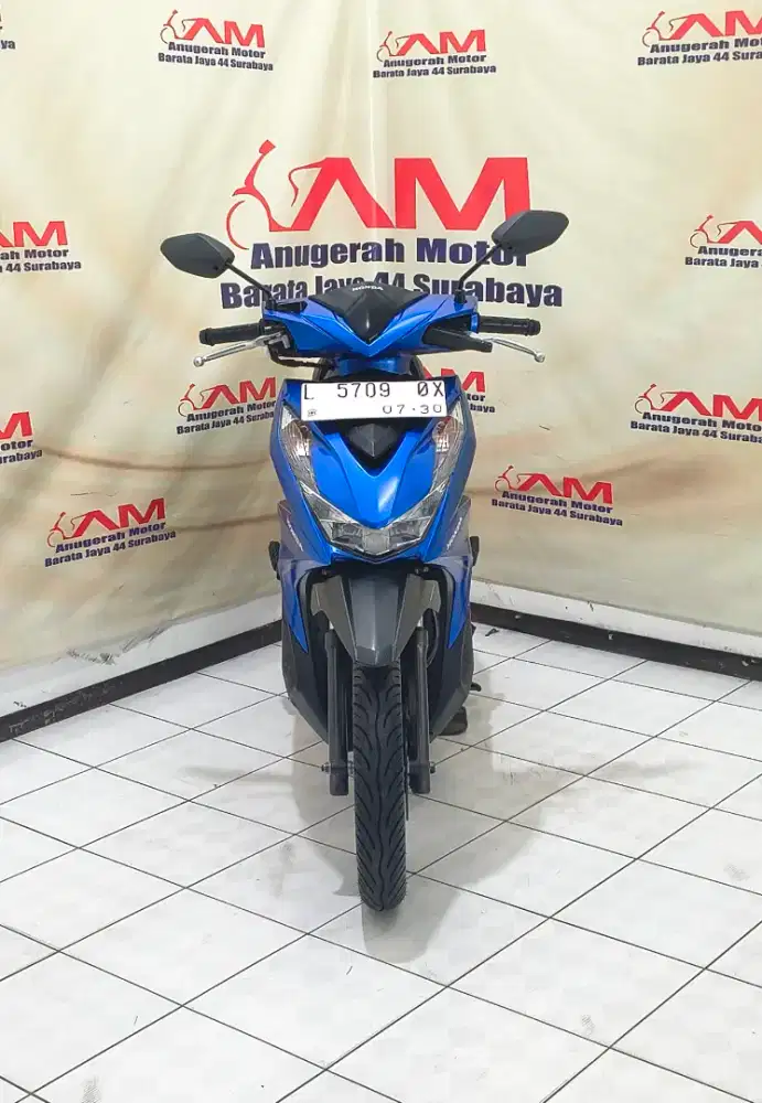 Honda Beat ECO Iss tahun 2020 Biru Hitam