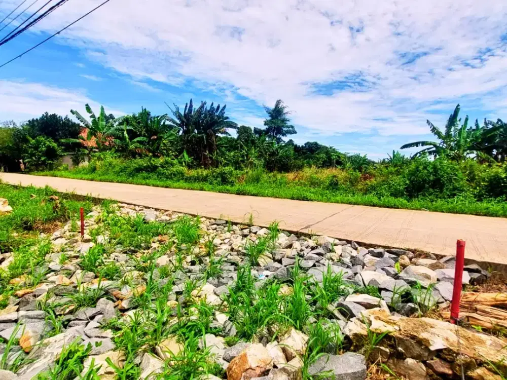 Tanah Murah Dekat Stasiun Jatake 1 Jt-an, Terima SHM per Unit