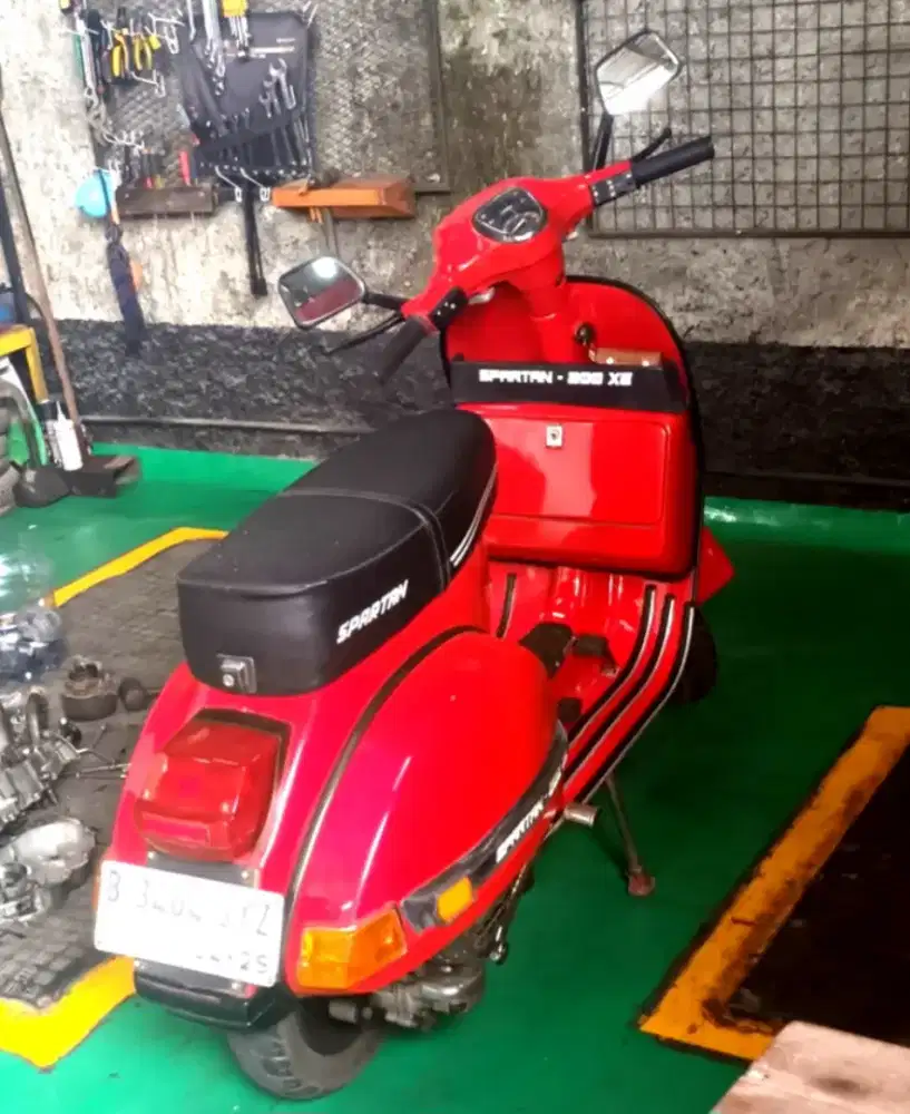 Vespa spartan 200cc platB vbb px vnb pts knalpot bigbox polini 200