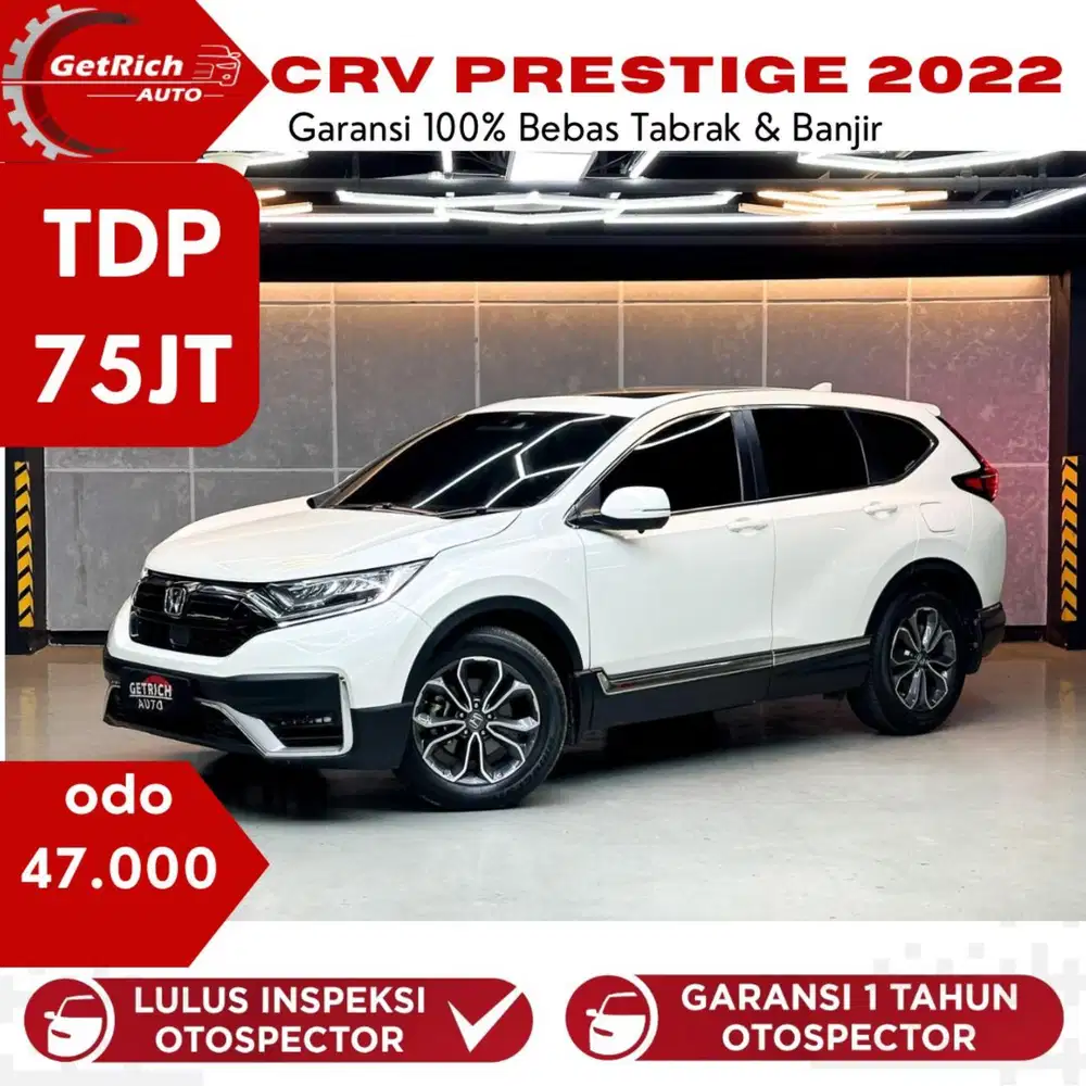 Honda Crv Prestige 2022 turbo 1.5 putih