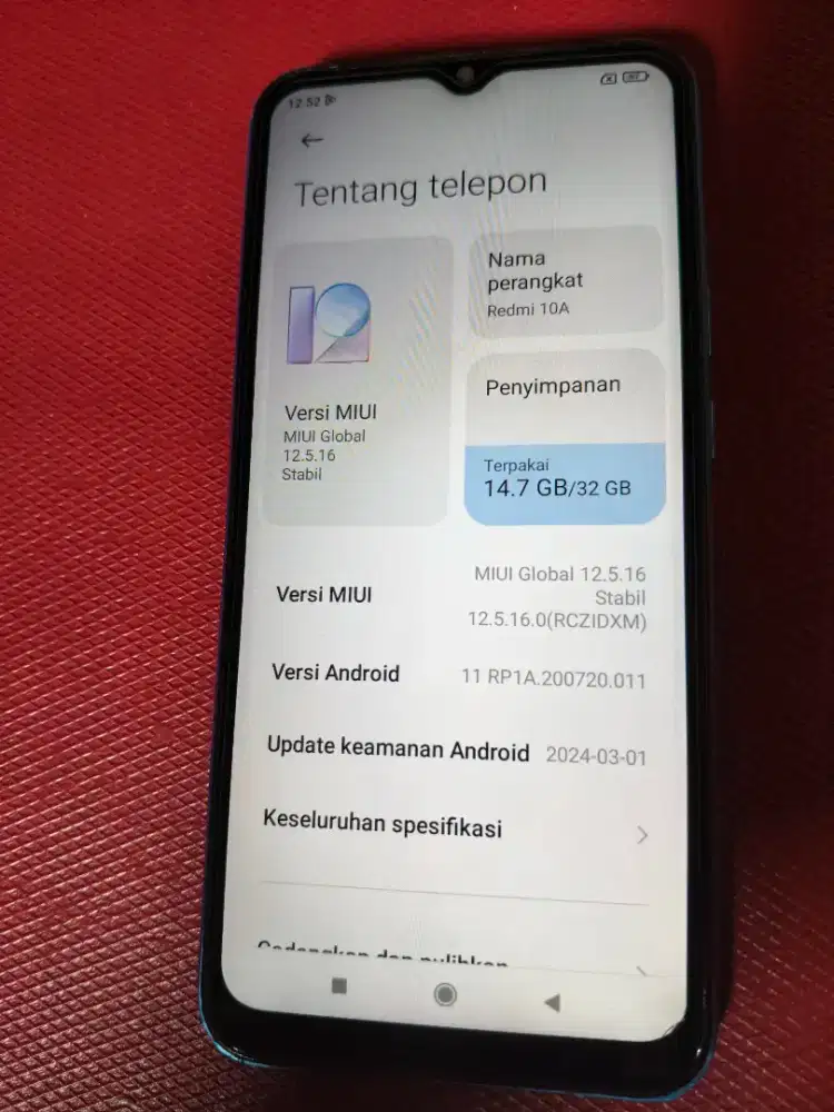 Redmi 10a serius inbok!