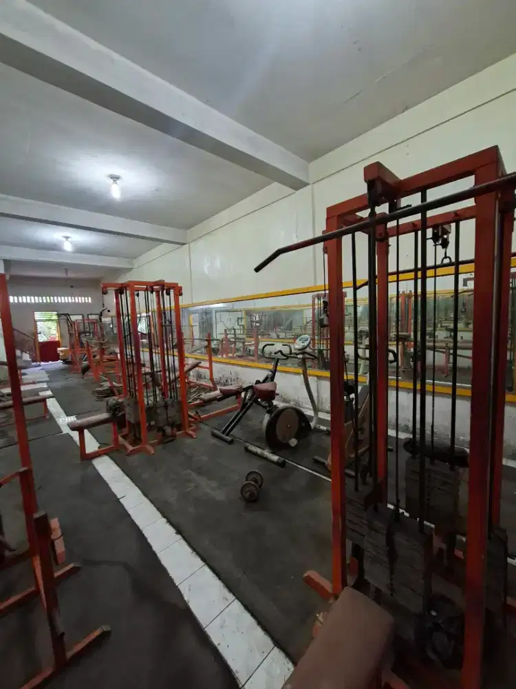 ALAT GYM BESI 1 PAKET KOMPLIT