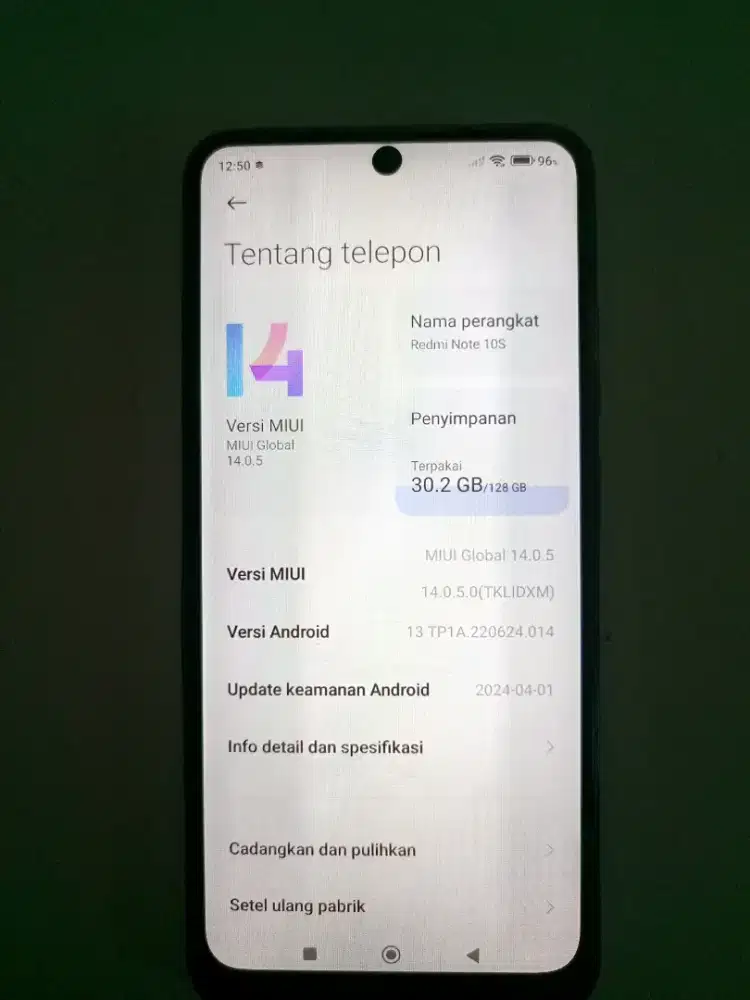 Dijual redmi note 10s