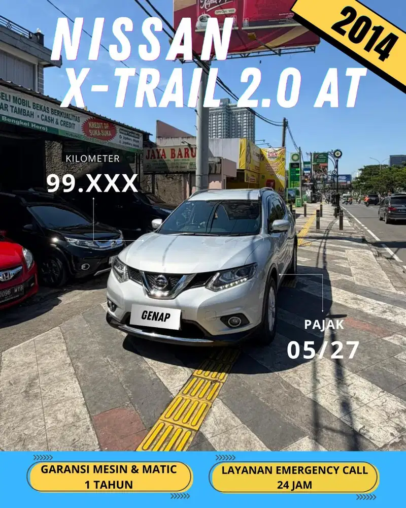 NISSAN X-TRAIL T32 2.0 2014 AT MATIC / GENAP