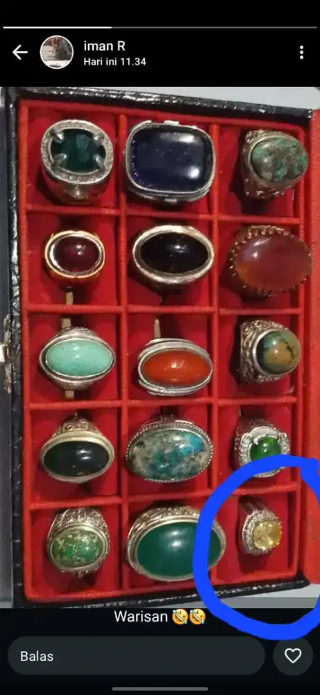 Batu akik tua peninggalan