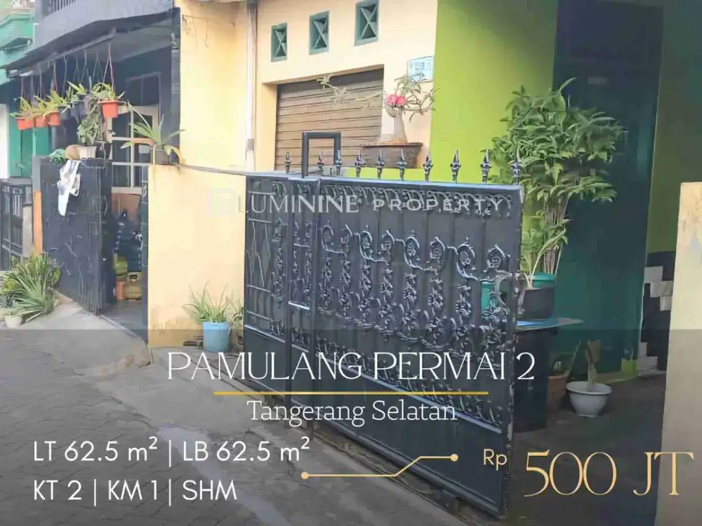 DIJUAL RUMAH PAMULANG PERMAI 2, TANGSEL