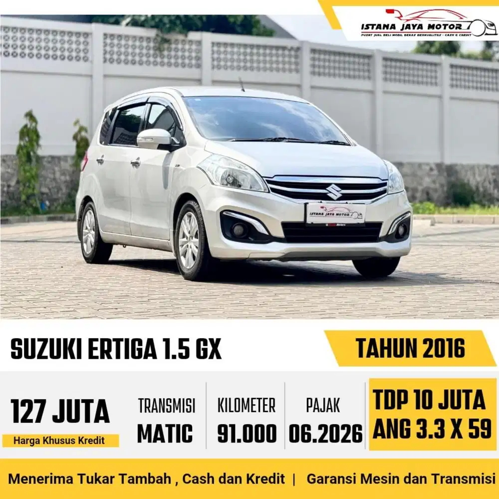Suzuki Ertiga GX AT th 2016 #istana jaya motor