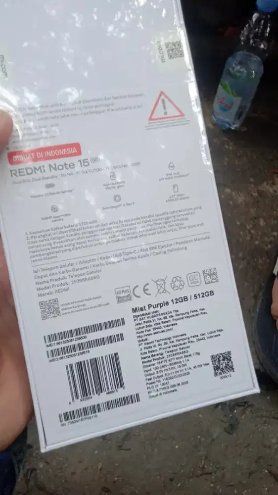 JUAL CEPAT redmi note 15 ram 12/512GB