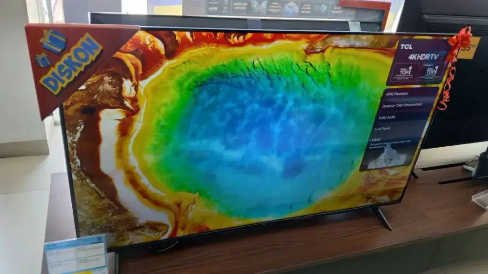TV TCL 55P6K 55 INCH CICILAN CASH BISA KE ERABLUE CIRENDEU