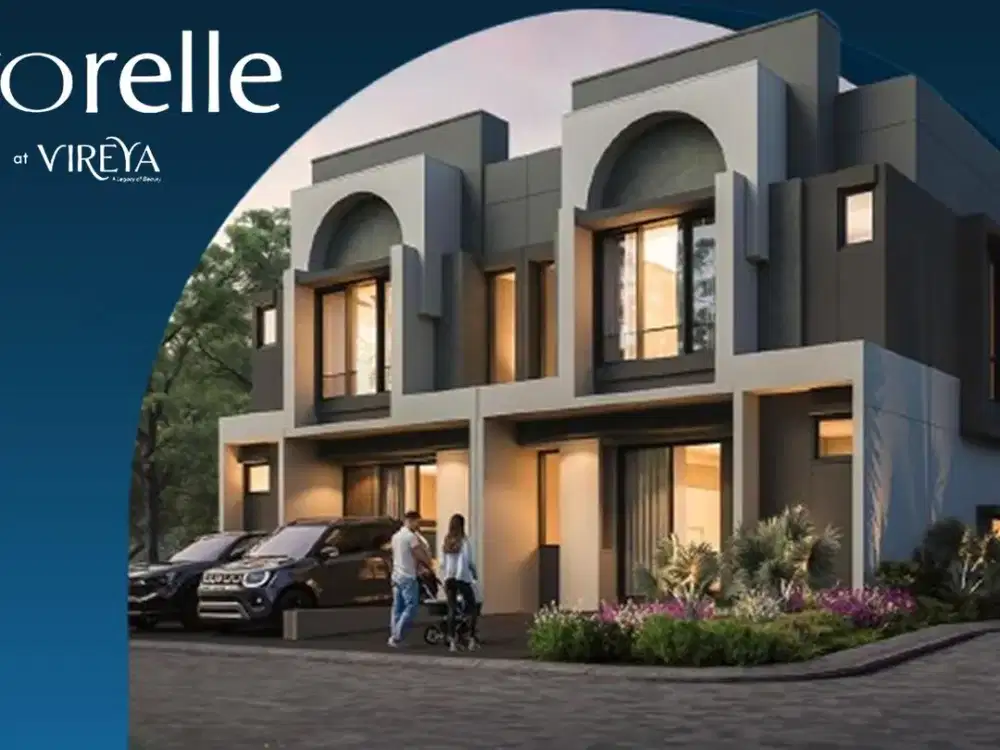 Dijual Hunian 2 Lantai Terbaru Vireya, Cluster Vyorelle di BSD City, Tangerang