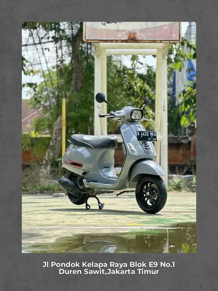 PIAGGIO VESPA S125 IGET LED TH 2020 GREY MATERIA Perfect Condition