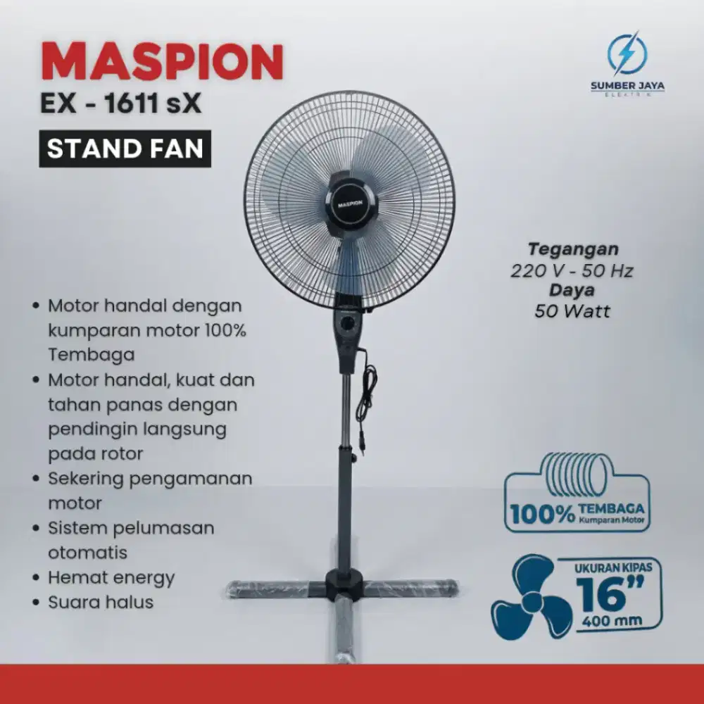 Kipas angin Maspion 1611sx