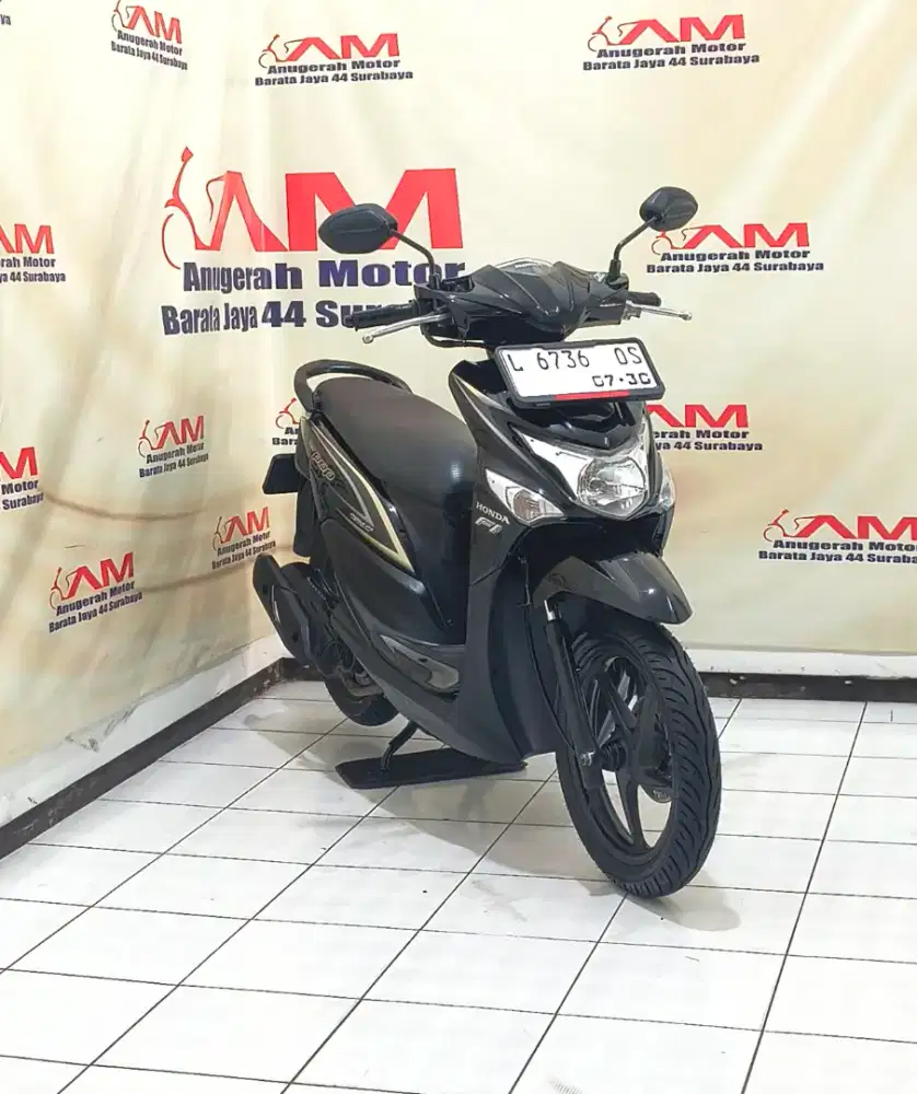 Siap pakai Honda Beat Pop Esp Tahun 2015 warna Hitam