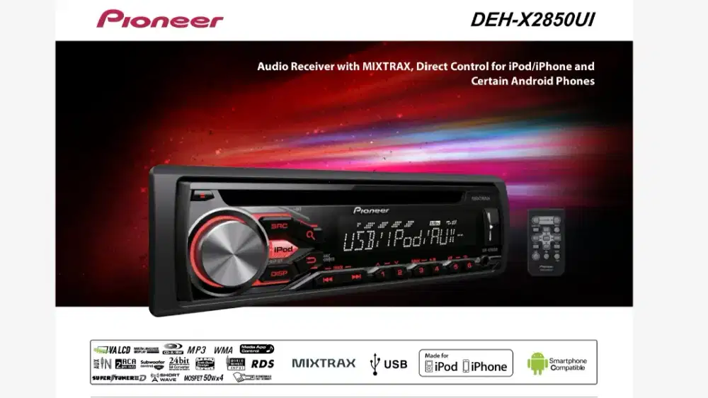car audio receiver, head unit, audio mobil