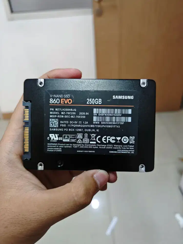 SSD SAMSUNG SATA 860 EVO 250GB