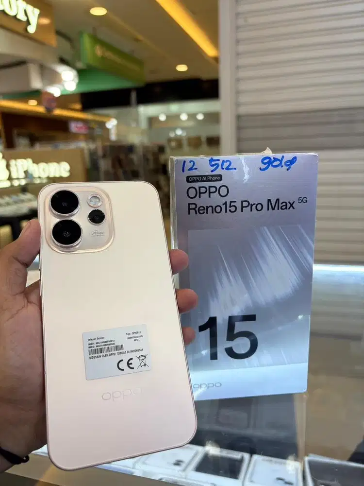 Oppo Reno 15 Promax Ram 12/512gb Promo Bunga ringan Cicilan Tanpa DP