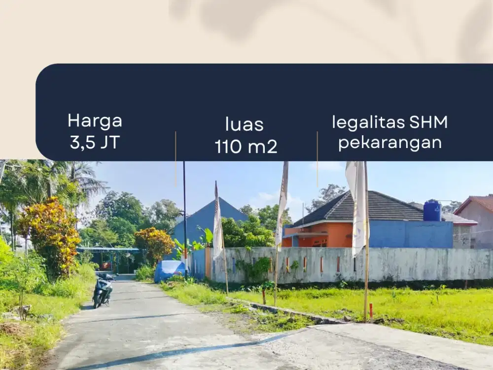 Tanah kaliurang km 10 dekat superindo &  kampus UII