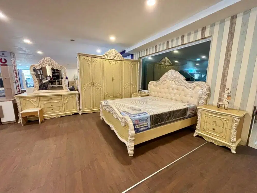 PROMO BED SET LIVINDO 3009 FREE MATRASS