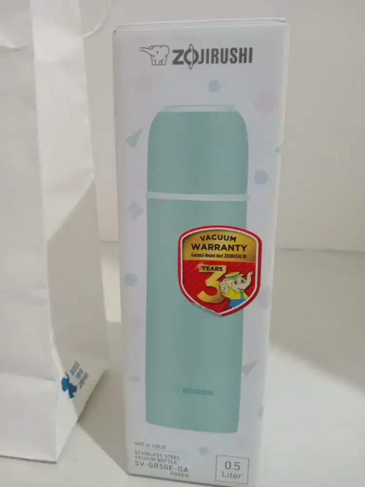 Zojirushi vacuum bottle green 500 ml harga pas
