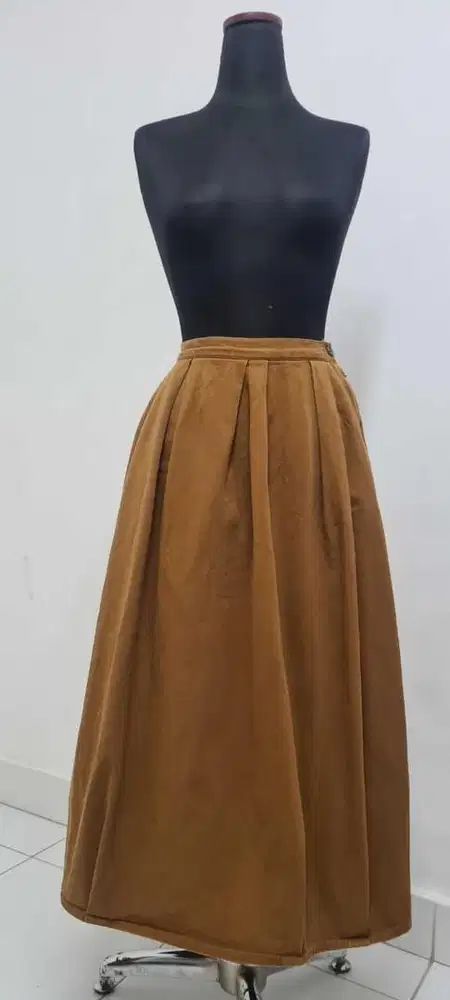 Rok coklat jeans, rok coklat premium, rok jeans premium