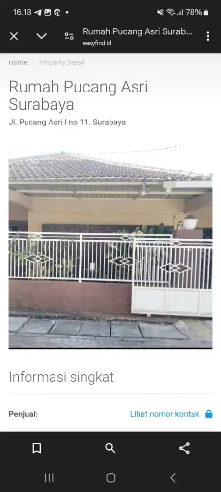 Rumah menghadap barat,Jalan muat 2 mobil