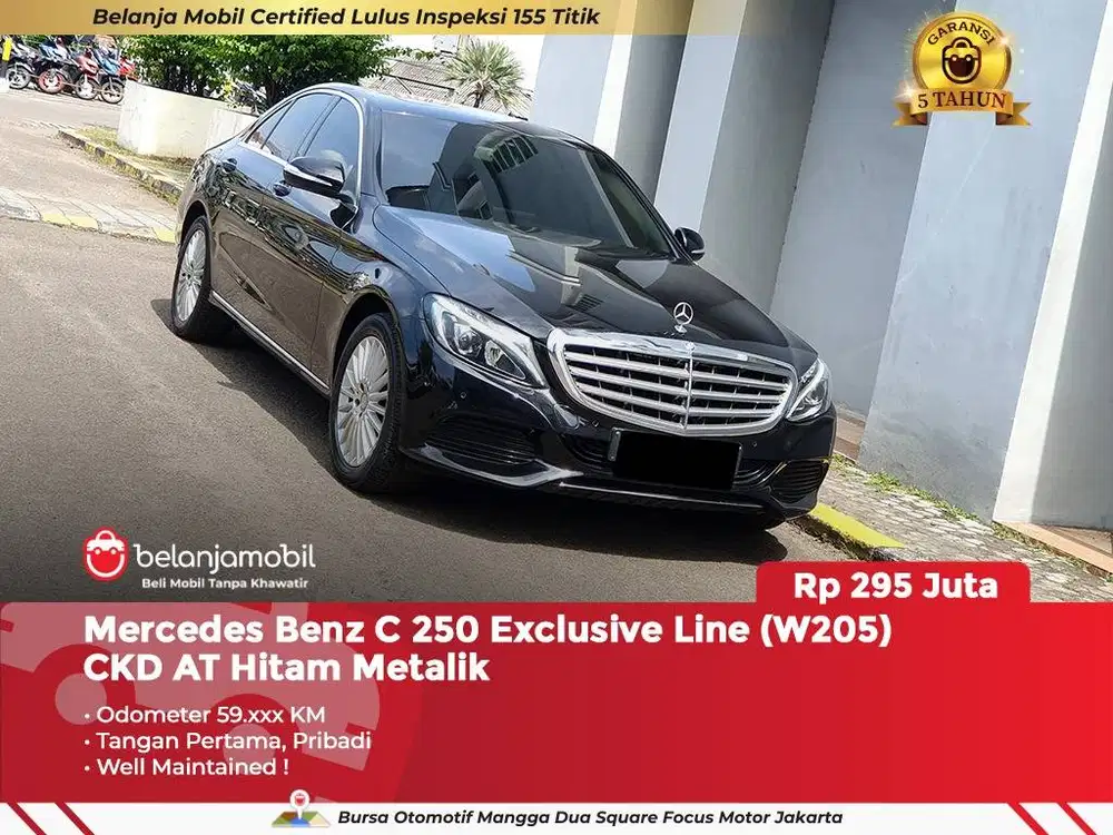 [ KM LOW ] Mercedes Benz Mercy C 250 C250 (W205) CKD AT 2015 2016