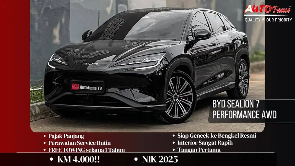 KM4RB BYD Sealion 7 Performance AWD NIK 2025 Cosmos Black On Black Tgn