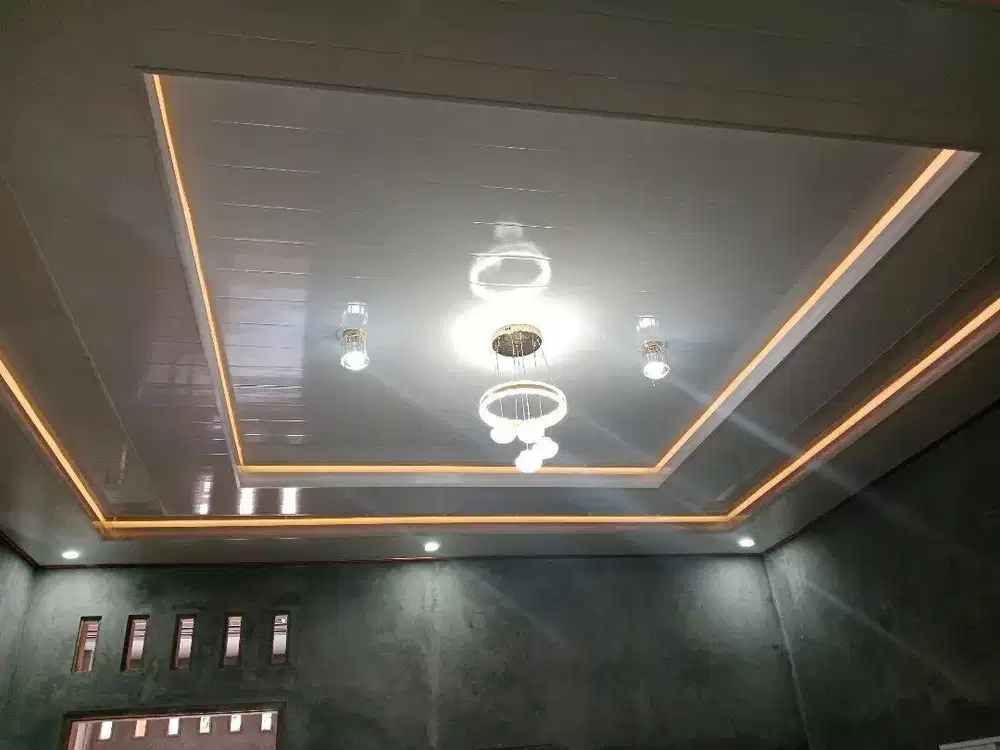 Partisi Jasa Tukang Pasang Wall Moulding Sekat Plafon PVC GRC Gypsum