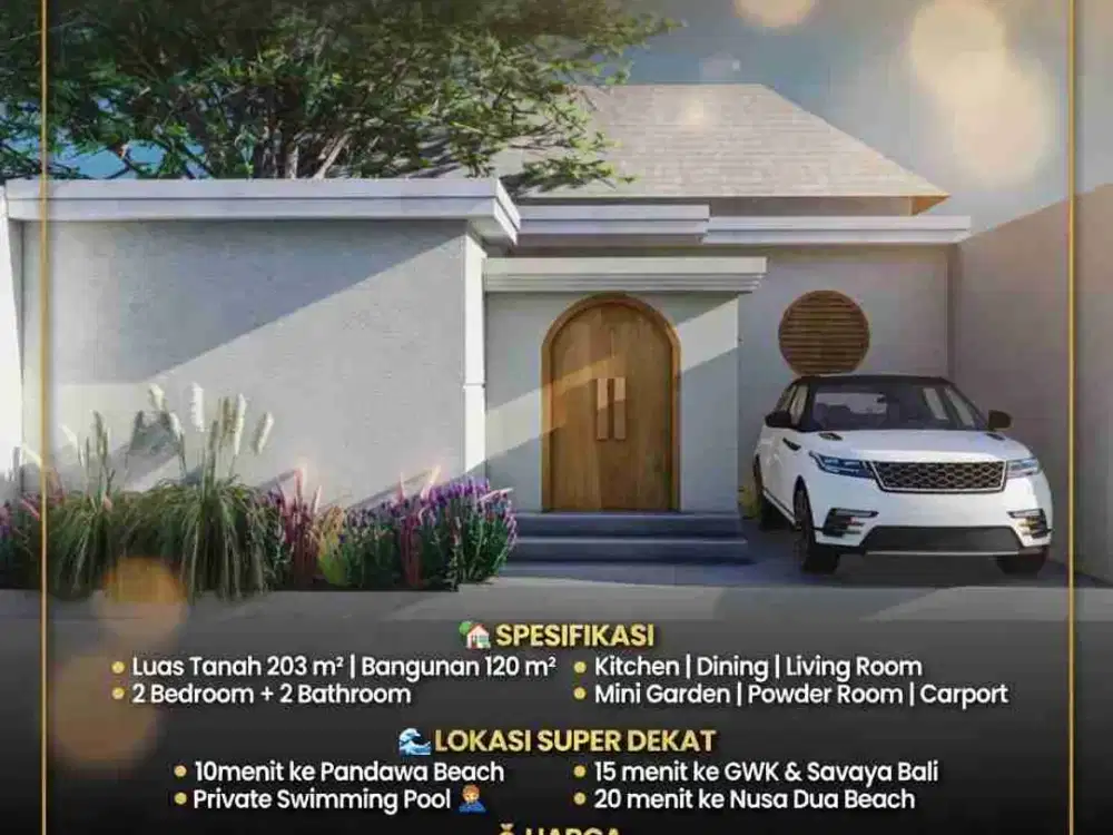 Villa Baru On Progress di Nusa Dua Kuta Selatan Badung Bali