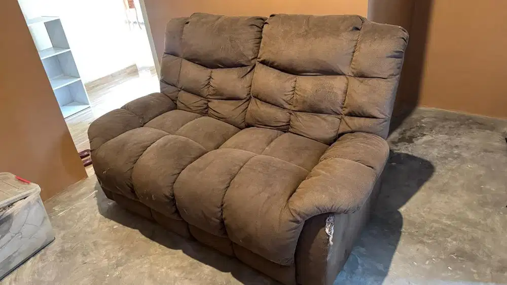 sofa reclining 2 seater scandia no informa