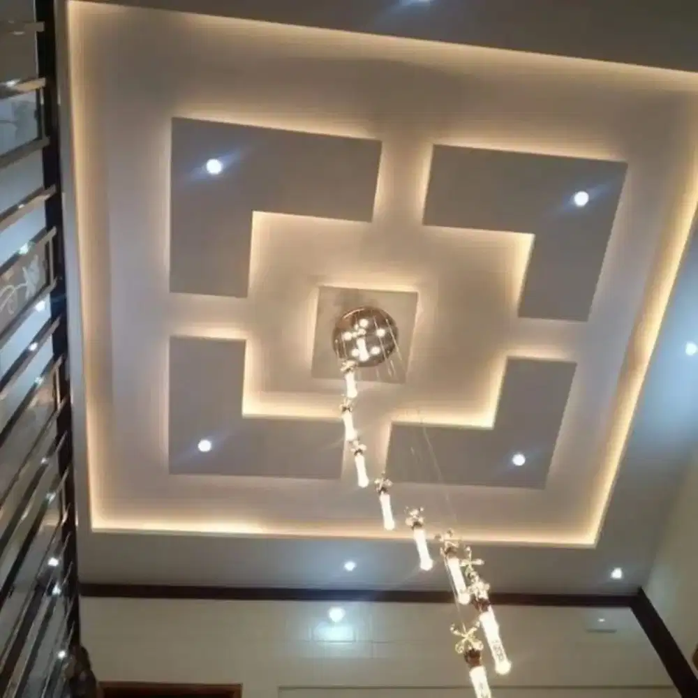 Plafon gypsum bebas pilih model